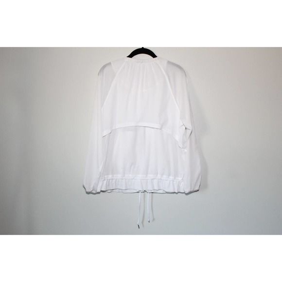 Athleta Avenue Lightweight Jacket White Full Zip Women's Size Medium H14042 - Picture 8 of 12